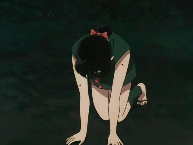 Otaku Gallery  / Anime e Manga / Inu-Yasha / Screen Shots / Episodi / 013 - L`enigma della luna nuova! Inuyasha dai capelli neri! / 126.jpg